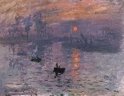 Claude Monet impression,sunrise oil